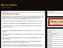 Tablet Screenshot of birinciadres.com